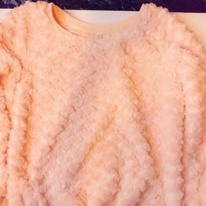 Cute girls furry sweater sold!